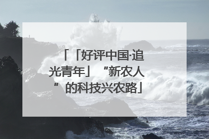 「好评中国·追光青年」“新农人”的科技兴农路