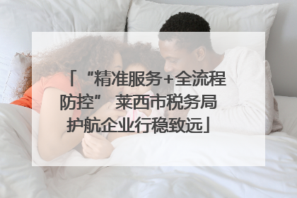 “精准服务+全流程防控” 莱西市税务局护航企业行稳致远