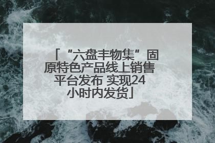 “六盘丰物集”固原特色产品线上销售平台发布 实现24小时内发货