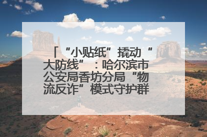 “小贴纸”撬动“大防线”：哈尔滨市公安局香坊分局“物流反诈”模式守护群众“钱袋子”
