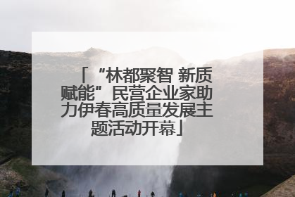 “林都聚智 新质赋能”民营企业家助力伊春高质量发展主题活动开幕
