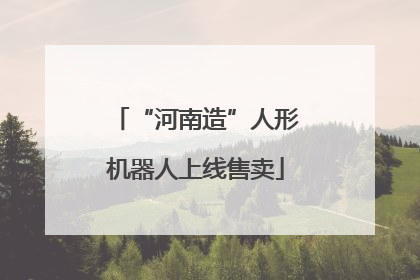“河南造”人形机器人上线售卖