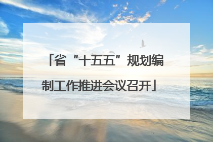 省“十五五”规划编制工作推进会议召开