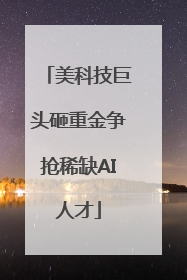 美科技巨头砸重金争抢稀缺AI人才