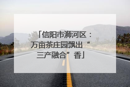 信阳市浉河区：万亩茶庄园飘出“三产融合”香