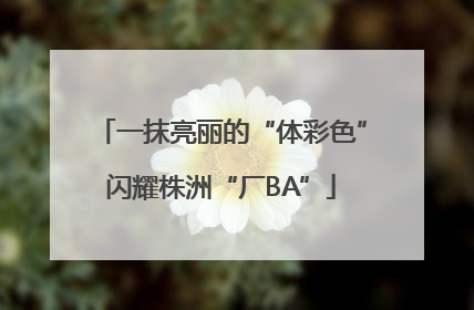 一抹亮丽的“体彩色”闪耀株洲“厂BA”
