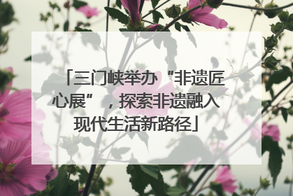 三门峡举办“非遗匠心展”，探索非遗融入现代生活新路径