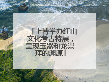 上博举办红山文化考古特展，呈现玉器和龙崇拜的渊源