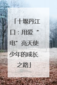 十堰丹江口：用爱“电”亮天使少年的成长之路