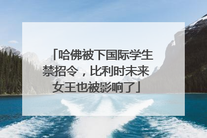 哈佛被下国际学生禁招令，比利时未来女王也被影响了