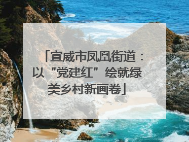 宣威市凤凰街道：以“党建红”绘就绿美乡村新画卷