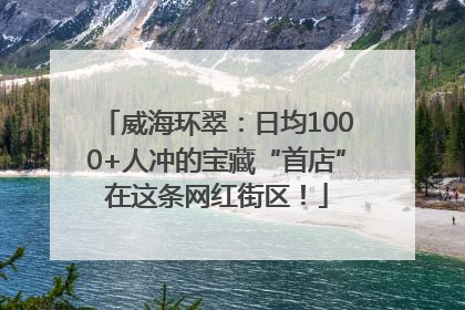 威海环翠：日均1000+人冲的宝藏“首店”在这条网红街区！