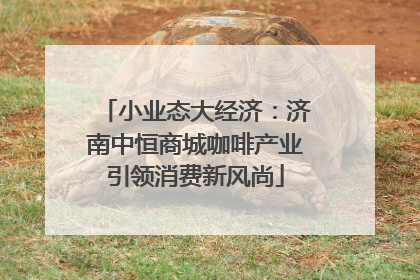 小业态大经济：济南中恒商城咖啡产业引领消费新风尚