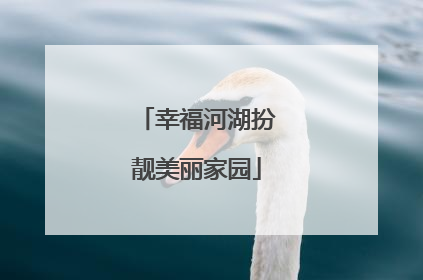 幸福河湖扮靓美丽家园