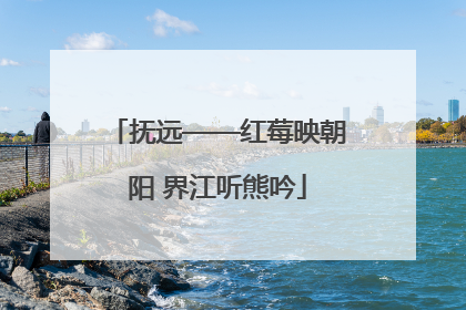 抚远——红莓映朝阳 界江听熊吟
