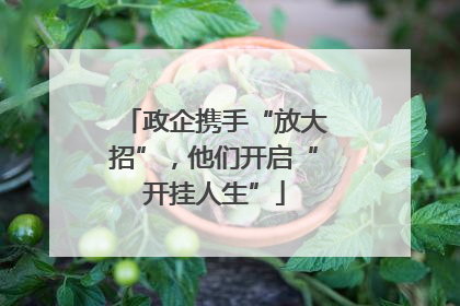 政企携手“放大招”，他们开启“开挂人生”