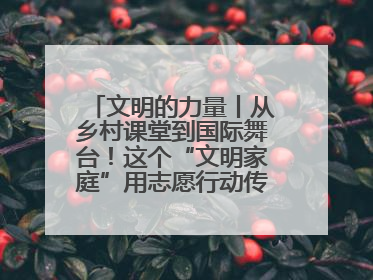 文明的力量丨从乡村课堂到国际舞台！这个“文明家庭”用志愿行动传递爱与文明