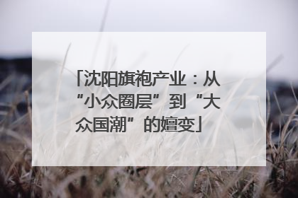 沈阳旗袍产业：从“小众圈层”到“大众国潮”的嬗变
