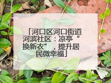 河口区河口街道河滨社区：凉亭“换新衣”，提升居民微幸福