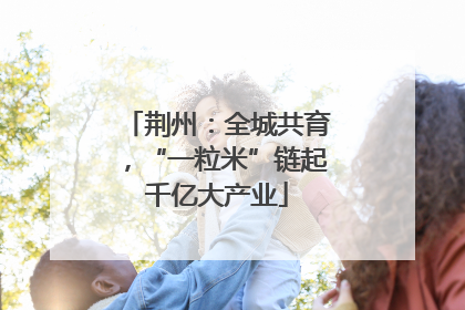 荆州：全城共育，“一粒米”链起千亿大产业