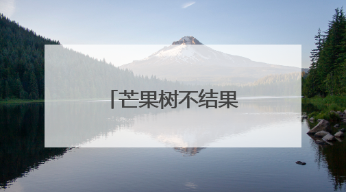 芒果树不结果？抑花控果减少落果危害