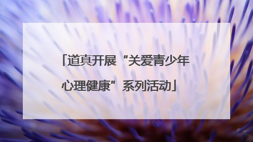 道真开展“关爱青少年心理健康”系列活动