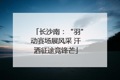 长沙南：“羽”动赛场展风采 汗洒征途竞锋芒