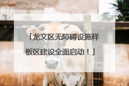 龙文区无障碍设施样板区建设全面启动！