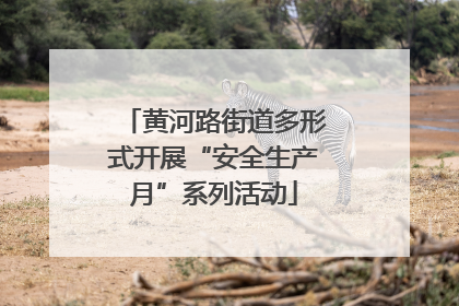 黄河路街道多形式开展“安全生产月”系列活动