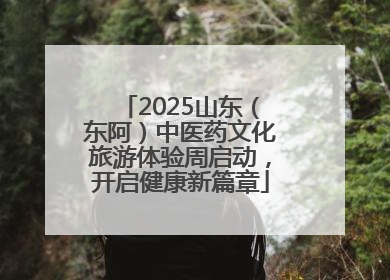 2025山东（东阿）中医药文化旅游体验周启动，开启健康新篇章