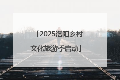 2025洛阳乡村文化旅游季启动