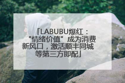LABUBU爆红：“情绪价值”成为消费新风口，激活顺丰同城等第三方即配